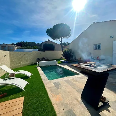 Belle Avec Climatisation, Piscine 10 Min Des Plages Et 30 Metres Du Massif De La Clape * Fleury (Aude)